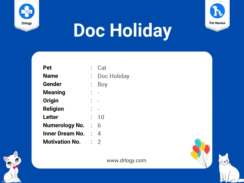 Doc Holiday Name Meaning